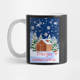 Priecīgus ziemassvētkus latvian Mug